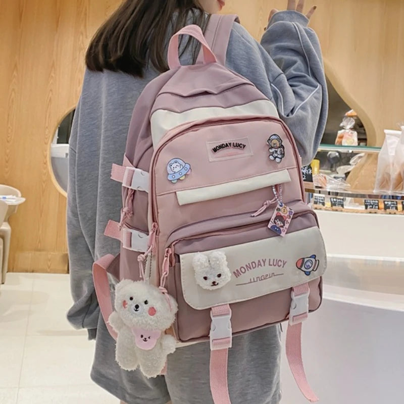 Waterproof Nylon Small Shoulder Bag for Teens
