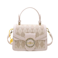 Metal Crossbody Bag Small Square Shoulder Bag
