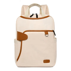 Oxford Backpacks For Women Solid Patchwork Zipper Softback Office Laptop Bags