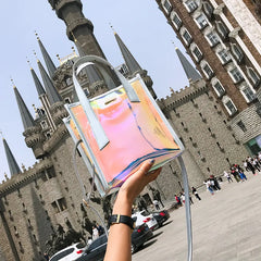 PVC Tote Bag Shopper Handbag Women Composite Bag
