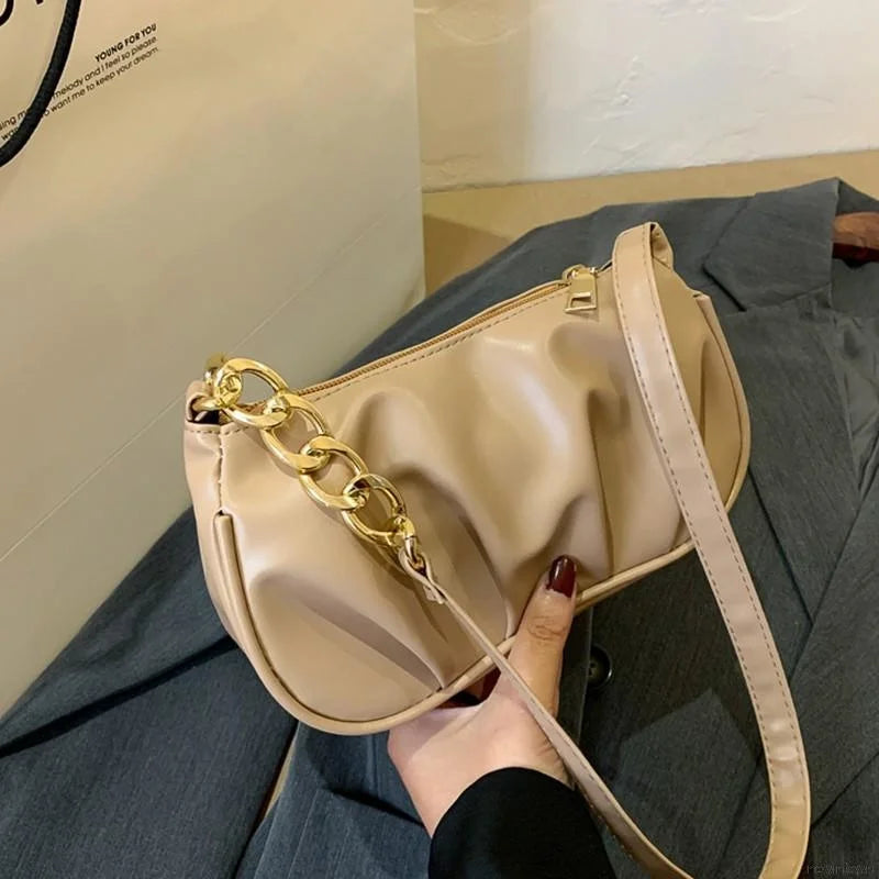 Classic PU Leather Shoulder Bag for Women