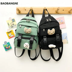 Small Canvas Girl Mini Backpack Waterproof Travel Backpack