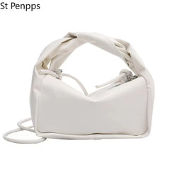 Summer Soft PU Leather Hobo Shoulder Bag for Women Crossbody Bag