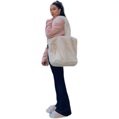 Furry Handbag Japanese Harajuku Y2k Tote Bag Women