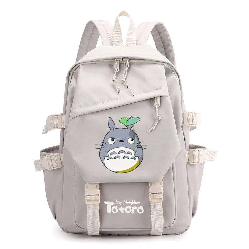 Totoro Cat Neighbor Anime Waterproof Backpack for School