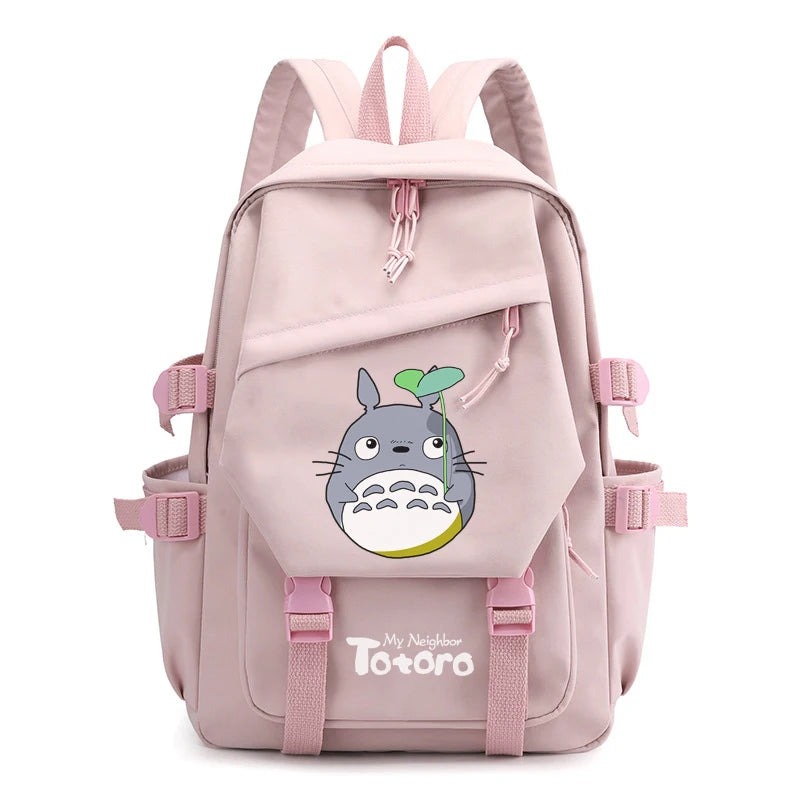 Totoro Cat Neighbor Anime Waterproof Backpack for School