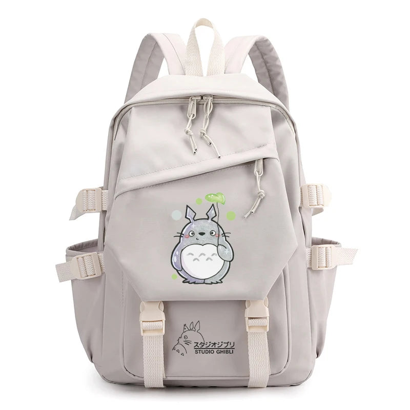 Totoro Cat Neighbor Anime Waterproof Backpack for School
