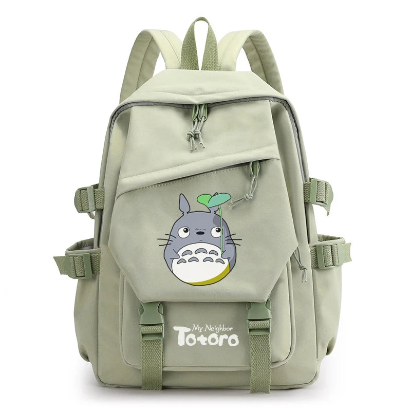 Totoro Cat Neighbor Anime Waterproof Backpack for School