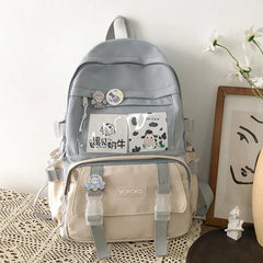 Waterproof Women Backpacks Teenager Girl BookBags Laptop Rucksack