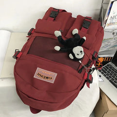 Waterproof Ladies Backpack Large Capacity Student Bag