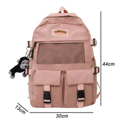Waterproof Ladies Backpack Large Capacity Student Bag