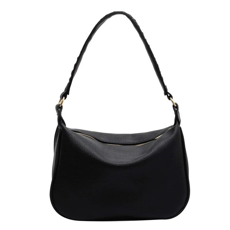 Large Capacity PU Leather Shoulder Bags for Women Crossbody Texture Female Tote