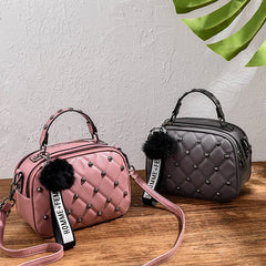 Embroidery Line Shoulder Diagonal Casual Ladies Small Square Bag
