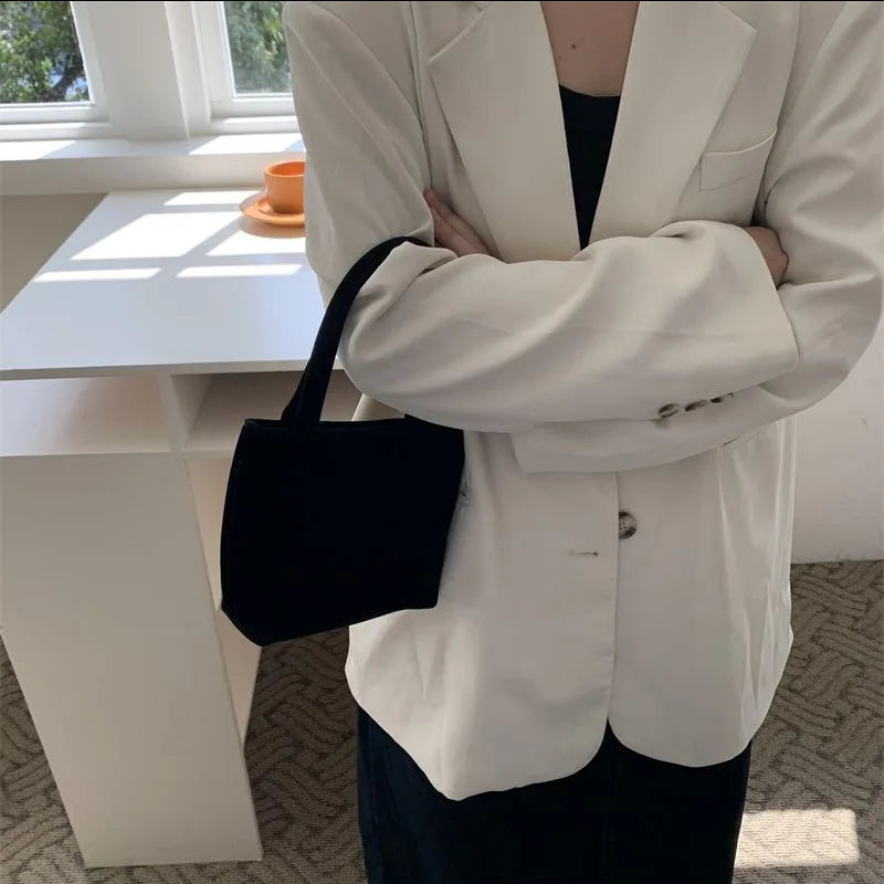 Velvet Handbag Small Square Bag for Women
