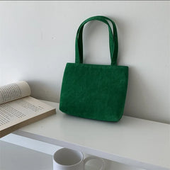 Velvet Handbag Small Square Bag for Women