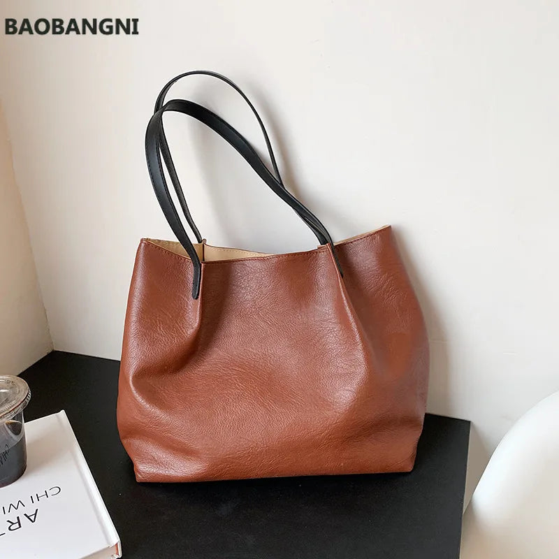 Summer Lazy Tote Bag Large-capacity One-shoulder Handbag