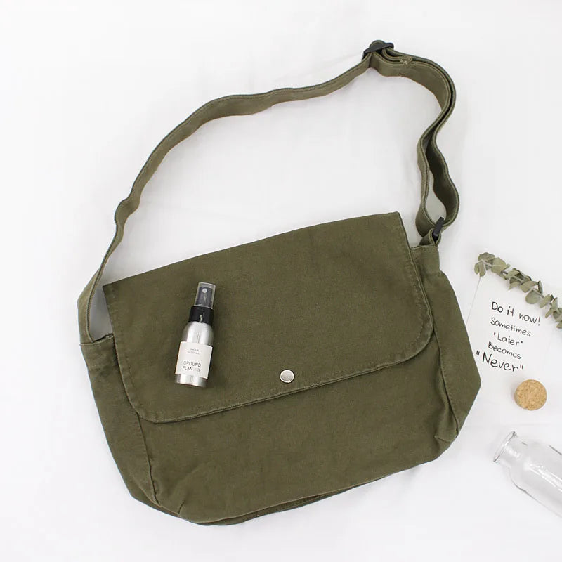 Canvas Handbags Art Shoulder Messenger Bag Couple Models