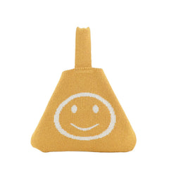 Wool Smiling Face Handbag Ins Knitting Casual Handbag
