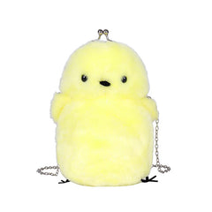 Japanese Style Little Chicken Plush Messenger Bag