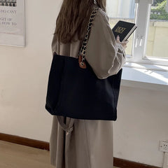 Canvas Occupational Commuting Shoulder Bag