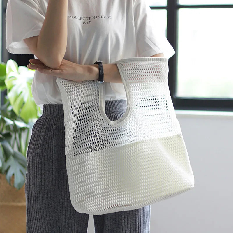 Hollow Mesh Women's Bag Fishing Net Handbag