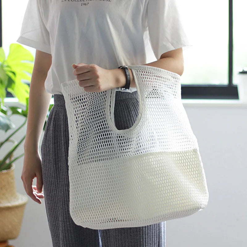 Hollow Mesh Women's Bag Fishing Net Handbag