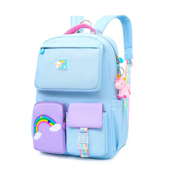 Rainbow Shoulder Strap School Bag for Teenagers Girls
