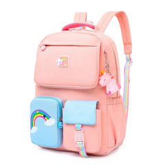 Rainbow Shoulder Strap School Bag for Teenagers Girls
