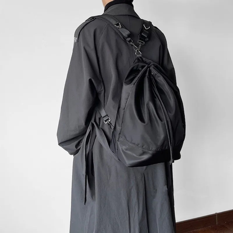Waterproof Drawstring Women Backpack School Bag for Teenage Girls