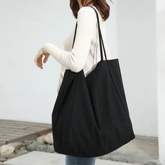 Solid Large Capacity Sen Series One Shoulder Women's Bag