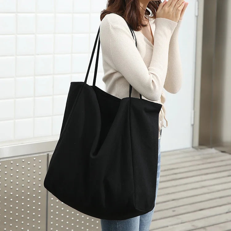 Solid Large Capacity Sen Series One Shoulder Women's Bag