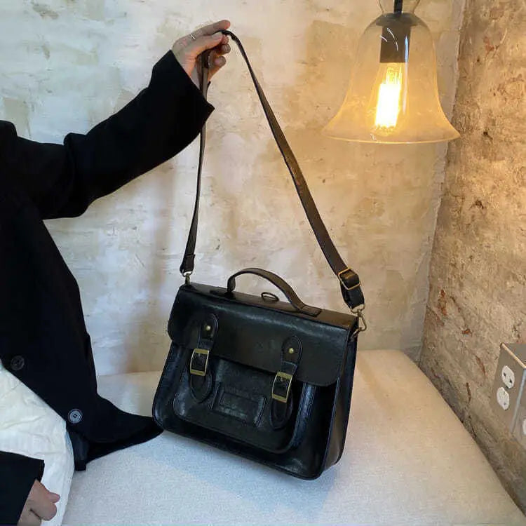 Vintage Women Backpacks Preppy Student Backpack Female