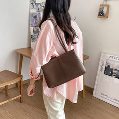 Women's Large Capacity Soft Leather Tote Handbag