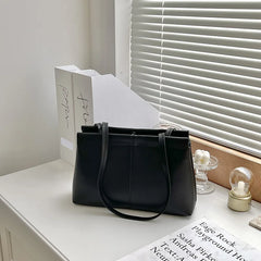 Women's Large Capacity Soft Leather Tote Handbag