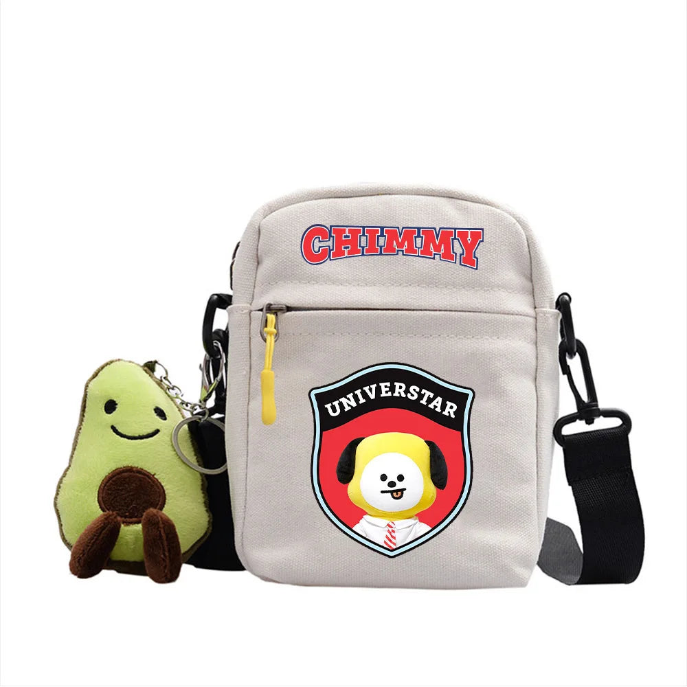 Kpop Cooky Koya Chimmy Canvas Shoulder Bag for Kids