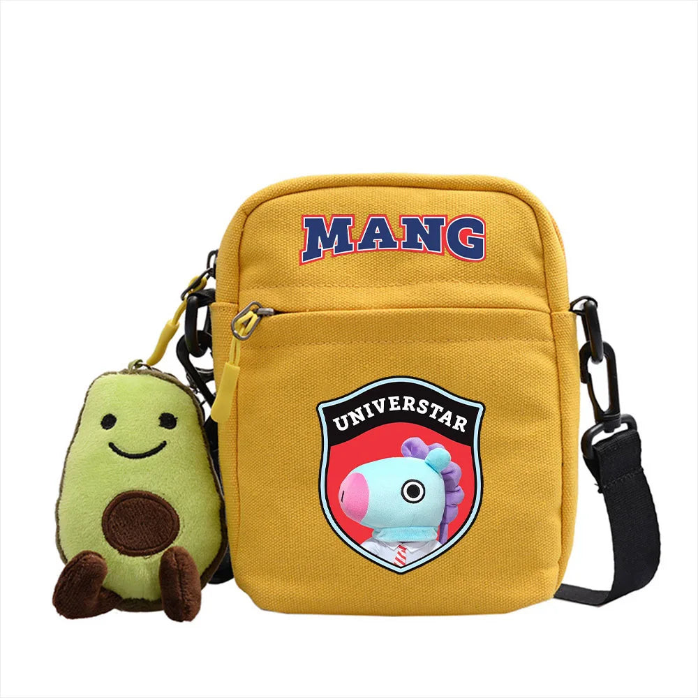 Kpop Cooky Koya Chimmy Canvas Shoulder Bag for Kids