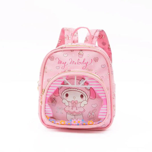 Kuromi Cartoon Backpack Girls School Bag Waterproof Children Lovely Schoolbag