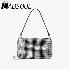LADSOUL Diamond Underarm Bags Clutch Banquet Shoulder Messenger
