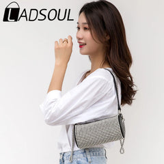 LADSOUL Diamond Underarm Bags Clutch Banquet Shoulder Messenger
