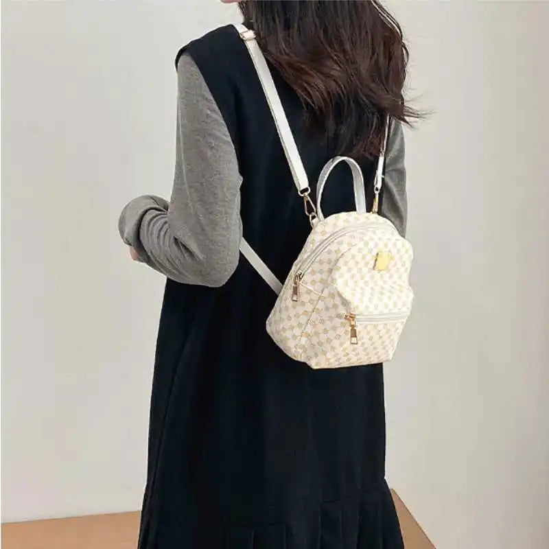 LADSOUL Women's Printed Handbags Female Contrast Shoulder Messenger Bag