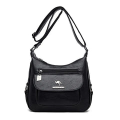 Classic Leather Crossbody Bag for Women