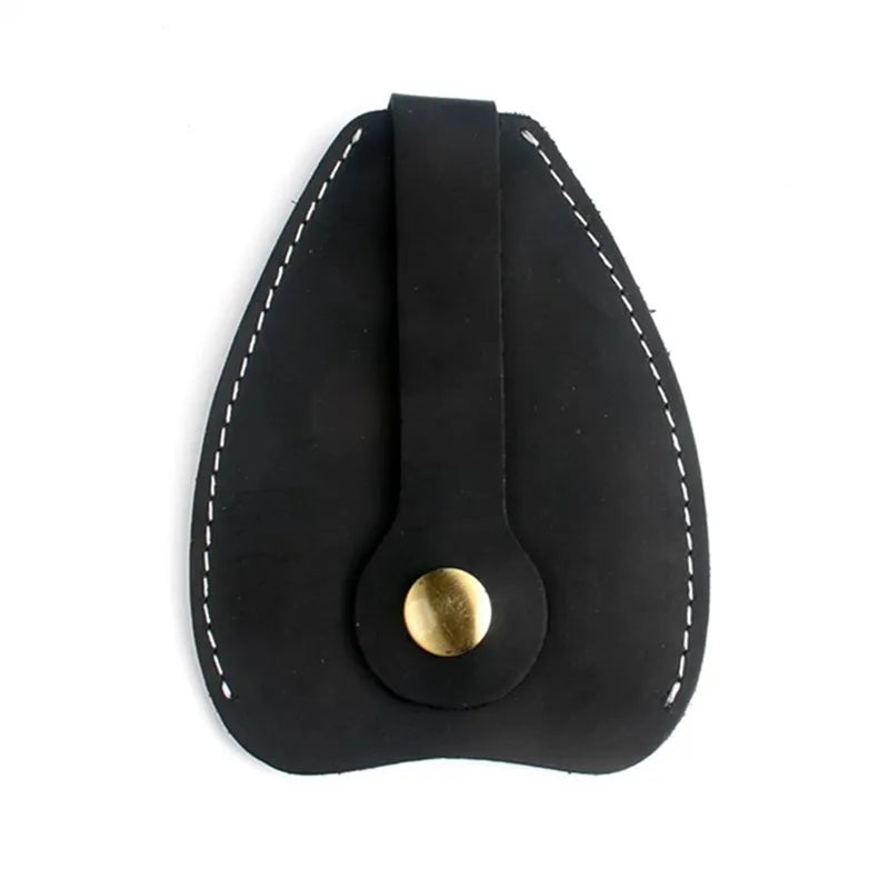 Vintage Crazy Horse Leather Key Wallet Keychain Covers Key Case Bag