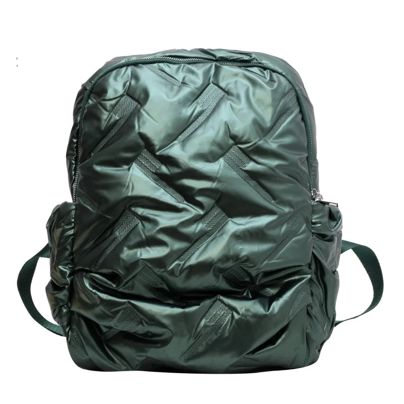 Fluffy Cotton Winter Backpack for Women