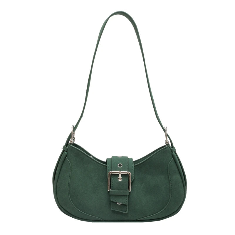 LEFTSIDE Crossbody Bags for Women Winter Small Solid Saddle Bags Handbags