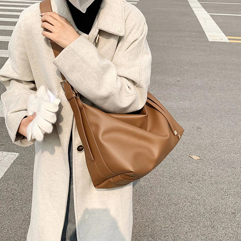 LEFTSIDE Crossbody Bags for Women - Soft Hobo Handbags