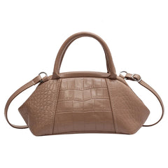 Winter Stone Pattern Leather Crossbody Bag for Women