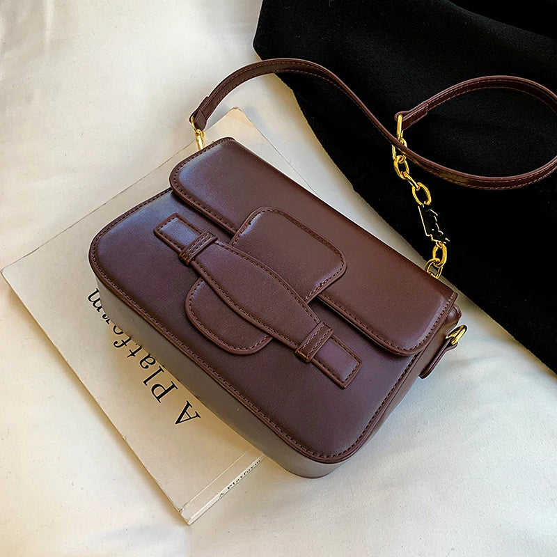 Small Chain Crossbody Bag for Women Flap Handbag