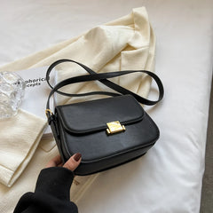 LEFTSIDE Flap Bag for Women Small Crossbody Handbags Solid Shoulder Bag