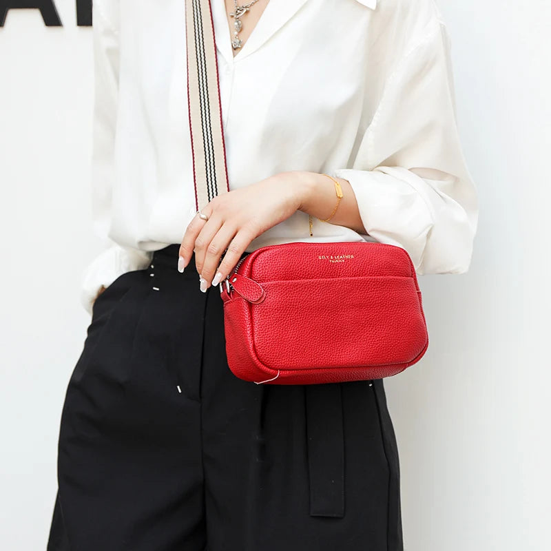 LEFTSIDE Leather Small Crossbody Bag for Women