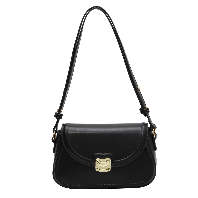 Green Shoulder Bag for Women In Solid Small PU Leather Handbags and Purse